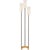 Modern Suzanne Kasler for Visual Comfort Signature Aimee Floor Lamp in Bronze & Hand-Rubbed Antique Brass with Linen Shades For Sale - Image 3 of 4