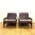 Vintage Armchairs in Wooden Frame, 1970s, Set of 2 For Sale - Image 6 of 10