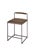 Taupe Bradbury Counter Stool, Truffle Leather For Sale - Image 8 of 8