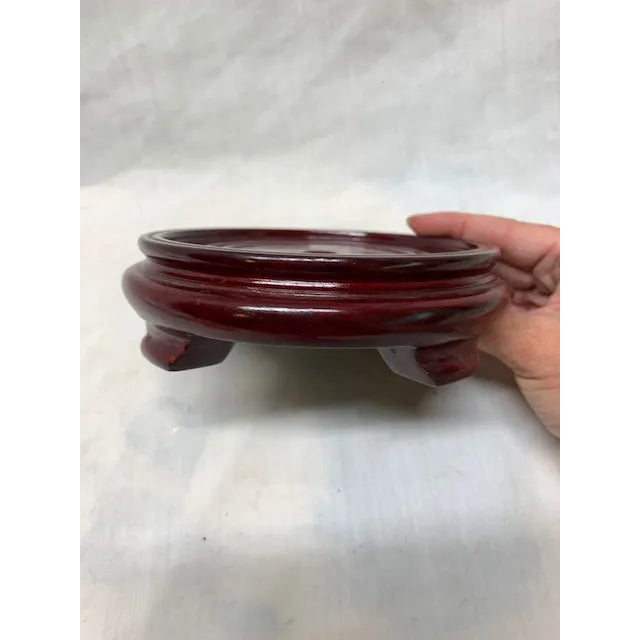 Asian Asian Wooden Plant/Vase Stand For Sale - Image 3 of 6