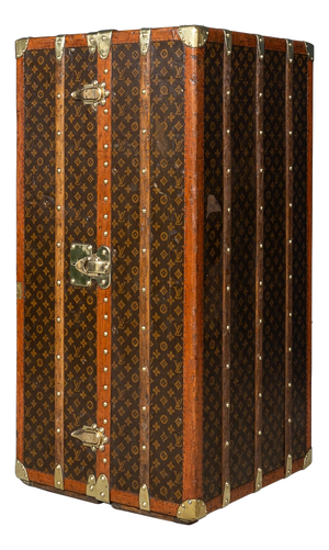 Wardrobe Trunk in Monogram Canvas from Louis Vuitton, France, 1930s