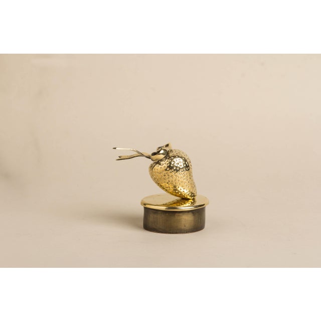 Art Deco "Strawberry" Contemporary Bronze Sculpture For Sale - Image 3 of 4