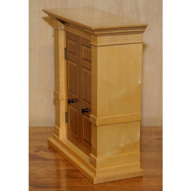 Viscount Architectural Perspective Key Safe Wall Cabinet by David Linley For Sale - Image 12 of 14