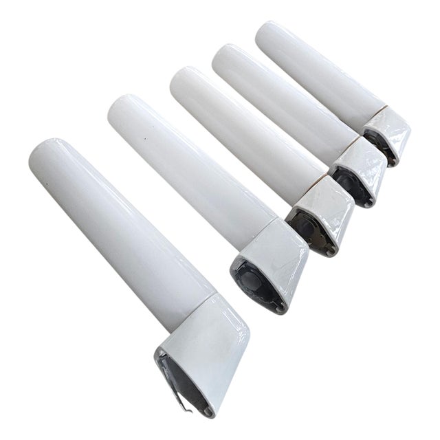 Model 6061 Wall Lamps by Wilhelm Wagenfeld for Lindner Leuchten, Set of 5 For Sale