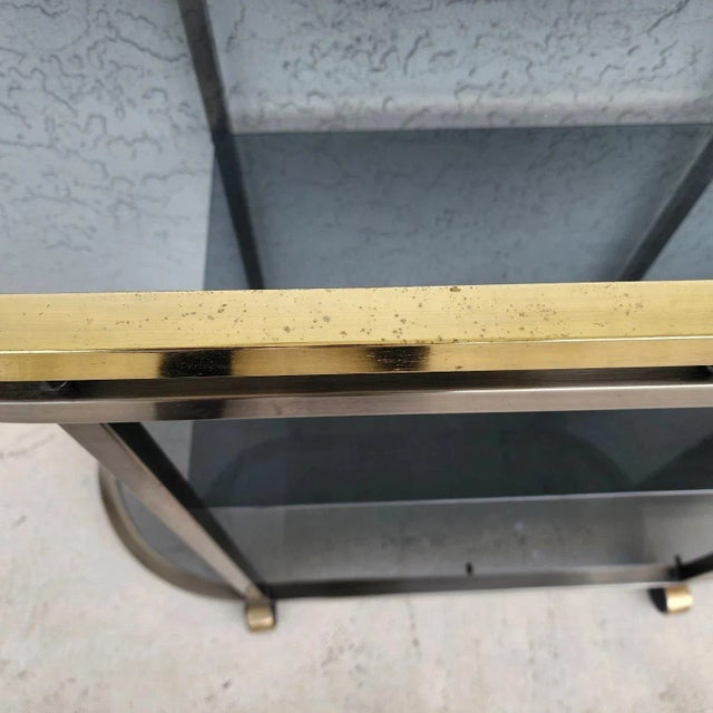 MCM Bar Cart Rolling by Design Institute of America Dia For Sale - Image 13 of 17