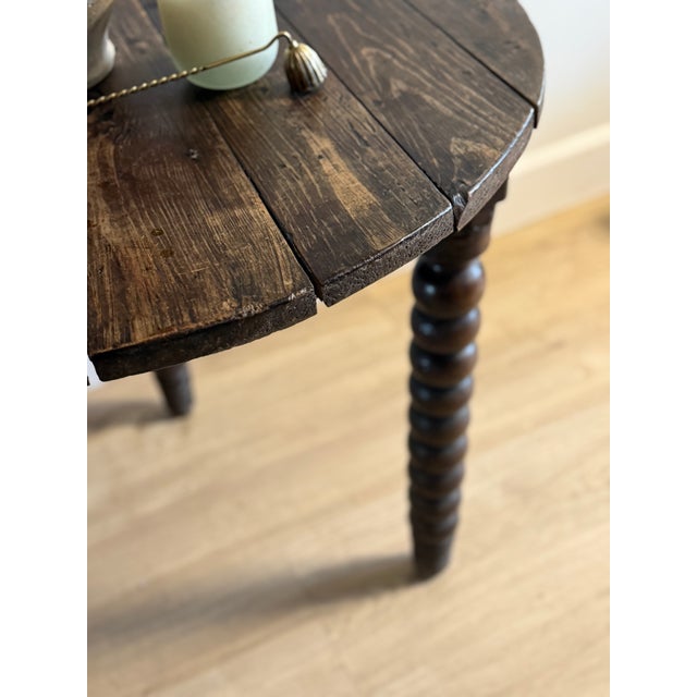 Antique French Bobbin Table For Sale In Denver - Image 6 of 8