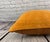 20 x 20 Hemp Pillow Turkish Cushion Natural Orange Pillow Cushion Cover For Sale - Image 4 of 4