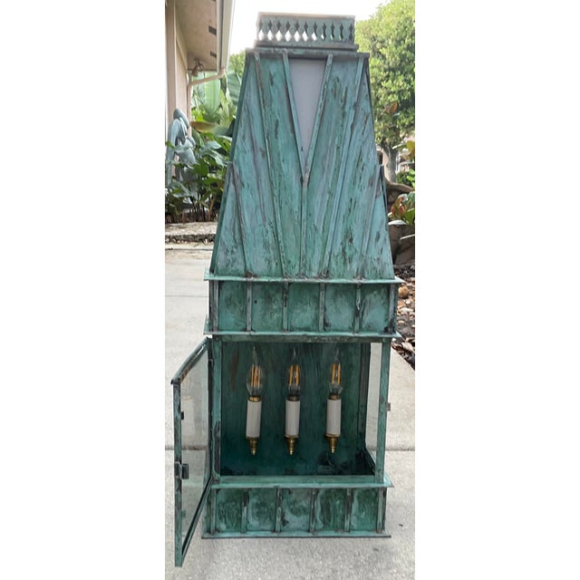 Elevate your home’s exterior with this exceptional single vintage, oversized wall-mounted lantern . This lantern is a...