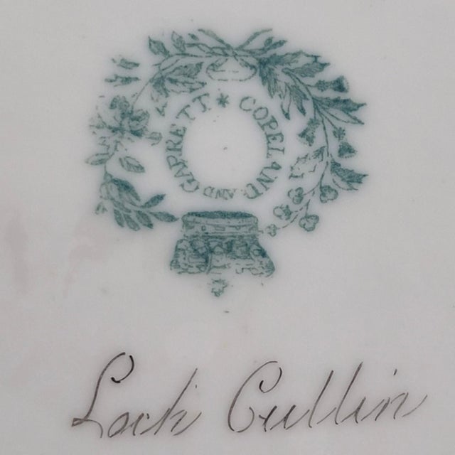 Porcelain Dishes with Scottish Landscapes by Copeland and Garrett, 1847, Set of 2 For Sale - Image 6 of 14