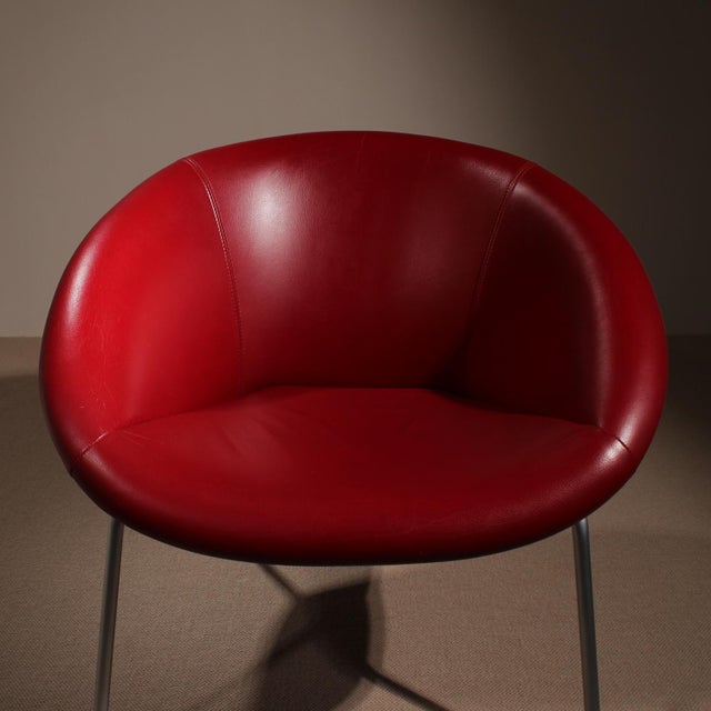 Red Model 369 Armchairs from Walter Knoll, Germany, 1990s, Set of 2 For Sale - Image 8 of 11