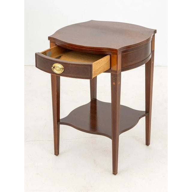 Baker Furniture Company Baker Furniture Mahogany Side Table For Sale - Image 4 of 8