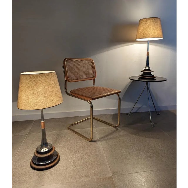 Fantastic lamp couple attributed to the American house Laurel Lamp Company, founded in 1946 and that gave us wonderful...