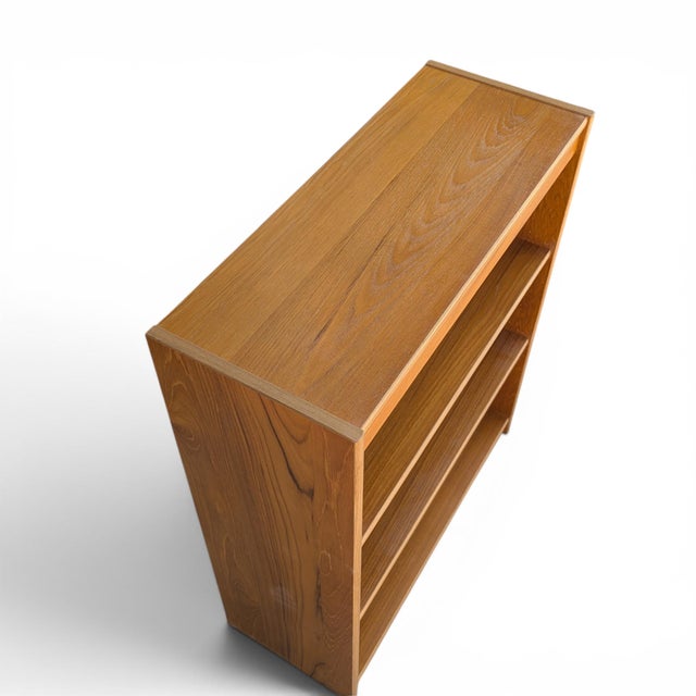 Late 20th Century Small Vintage Danish Modern Teak Bookcase For Sale - Image 5 of 17