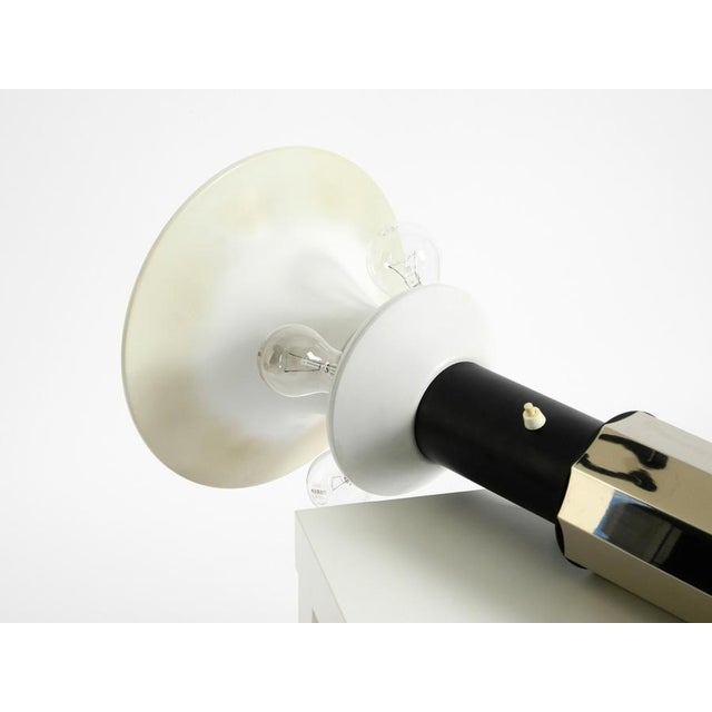 Large Metal and Chrome Decagonal Table Lamp, 1960s For Sale - Image 12 of 18