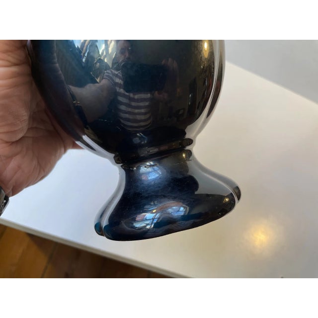 Blue Art Nouveau Porcelain Vase from Rörstrand, 1900s For Sale - Image 8 of 9