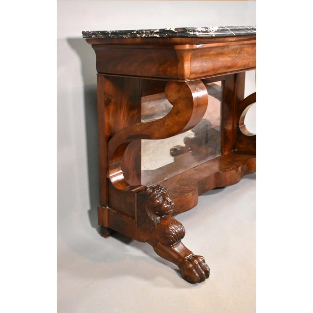 Antique French Louis Philippe Console Table For Sale - Image 6 of 16