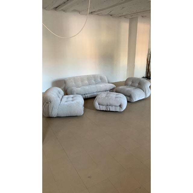 Soriana Living Room Set by Afra and Tobia Scarpa for Cassina, Set of 4 For Sale - Image 11 of 13
