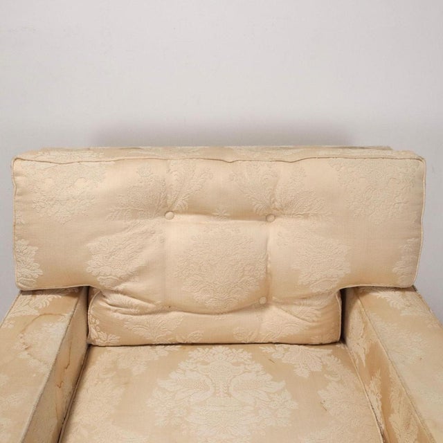 Set of Vintage White Armchairs, 1950s For Sale - Image 3 of 10