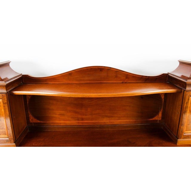 Edwardian Sheraton Revival Mahogany Sideboard, 19th Century For Sale - Image 5 of 18