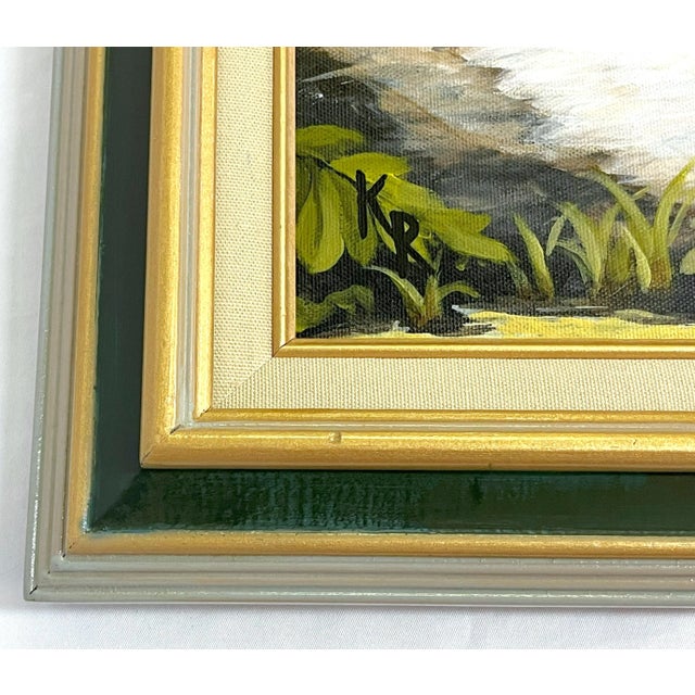 Signed Original Painting on Canvas by Karen Reinhart (American, 1938-2023) For Sale - Image 11 of 12
