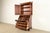 Henkel Harris Georgian Solid Mahogany Drop Front Secretary Desk With Bookcase Hutch, 1969 For Sale In South Bend - Image 6 of 18