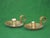 Early 20th Century Pair Arts & Crafts Copper Candle Holders, Hand Hammered For Sale - Image 4 of 9