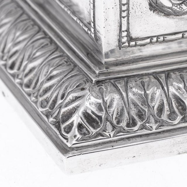 Antique German Hanau Silver Candelabras, 19th Century, Set of 2 For Sale - Image 18 of 18