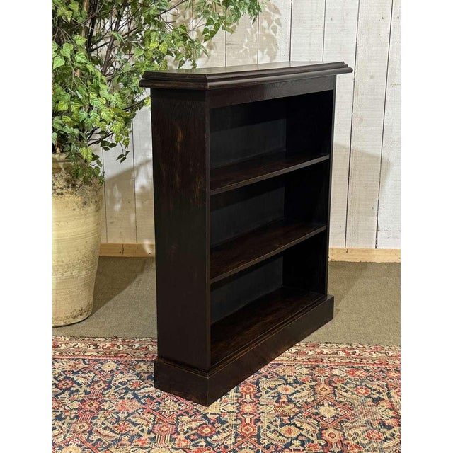 Vintage Oak Bookcase, 1930s For Sale - Image 6 of 12