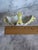 Vintage Victorian Hand Painted Porcelain Floral Twin Handled Vase For Sale - Image 11 of 13