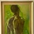Vintage Modernist Male Nude Figure Study Oil Painting For Sale - Image 13 of 13