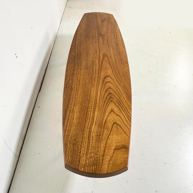 1970s C. 1970s Studio Craft Mid-Century Surfboard Coffee Table by Paul Killinger For Sale - Image 5 of 12