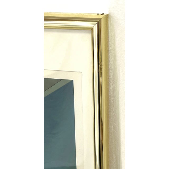 Contemporary Vintage Igor Galanin Signed Modernist Serigraph Print, Titled 'Shar Pei' Circa 1985 For Sale - Image 3 of 12