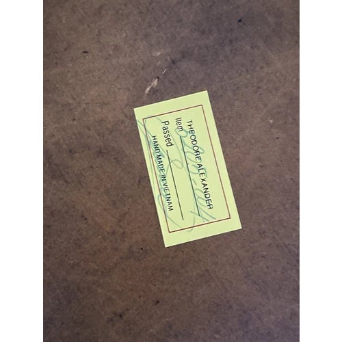 Vintage 1998 Theodore Alexander Multi Game Table and Two Barrel Back Game Chairs - Set of 3 For Sale - Image 12 of 12