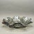 Federal Glass Vintage Federal Glass Smokey Gray “Pioneer” Carnival Glass Fruit Bowl For Sale - Image 4 of 8