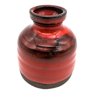 Vintage André and Michel Gagnon Studio Pottery Glazed Stoneware Bud Vase