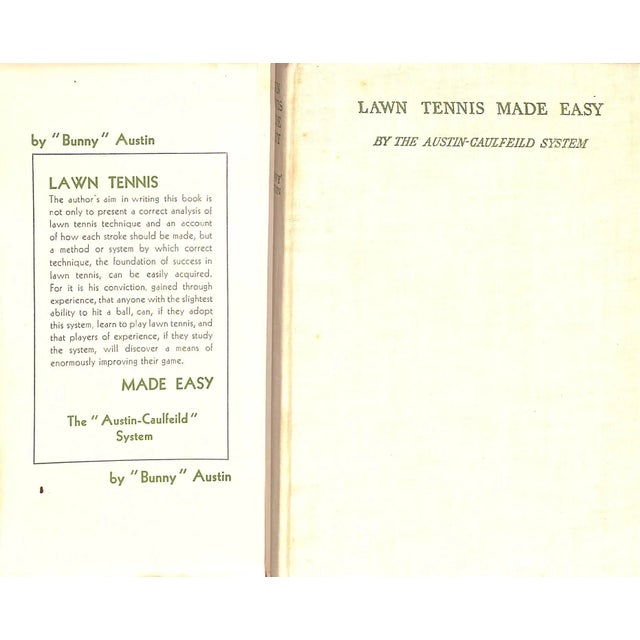 Traditional "Lawn Tennis Made Easy by the Austin-Caulfeild System" 1935 Austin, 'Bunny' For Sale - Image 3 of 8