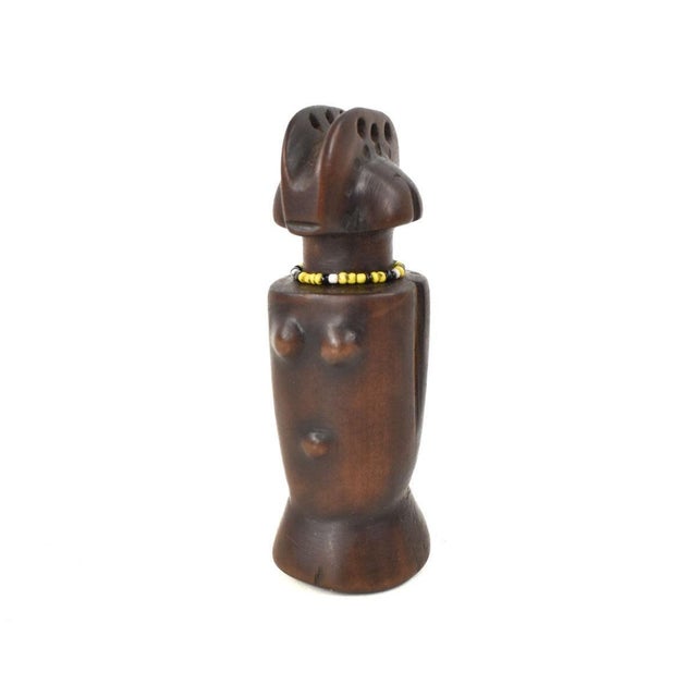 Early 20th Century Nyamwezi Miniature Wood Figure Tanzania For Sale In Denver - Image 6 of 7