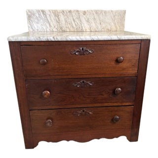 Early 20th Century Small Mahogany Chest For Sale