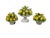 Mediterranean Vintage Petite Italian Majolica Lemon Topiary Set of Three For Sale - Image 3 of 8