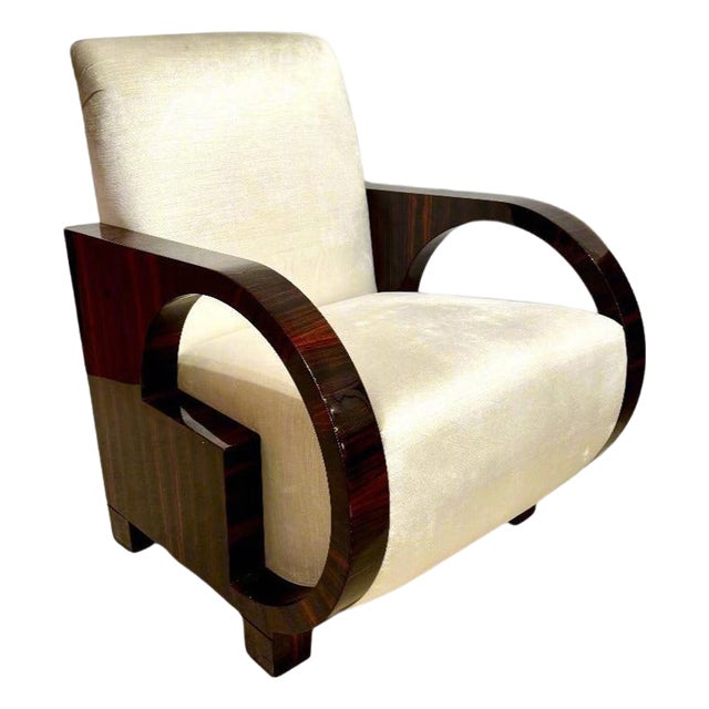 Art Deco Style Fauteuil Inspired by Dominique For Sale