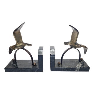 Art Deco Figurative Bookends, Belgium, 1930s, Set of 2 For Sale