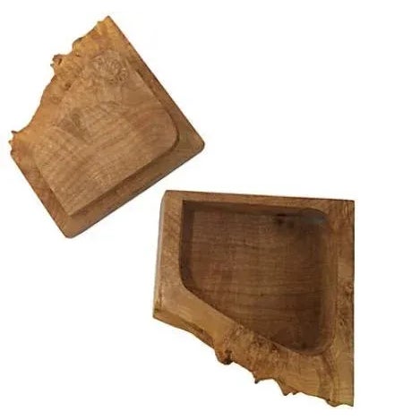 Michael Elkan Michael Elkan Burl Wood Box For Sale - Image 4 of 5