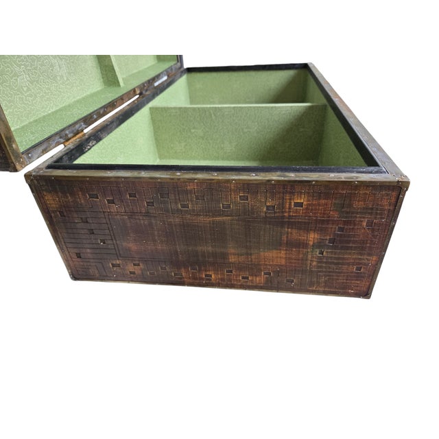 Vintage Asian Camphor Wood Trunk Coffee Table Blanket For Sale In Philadelphia - Image 6 of 15