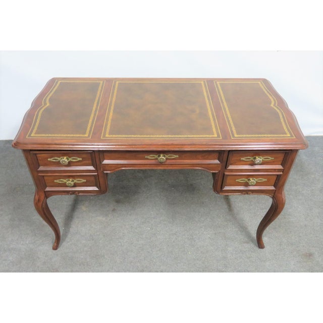 Sligh French Style Leathertop Writing Desk Chairish