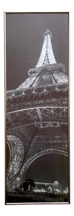 La Tour Eiffel Jim Alinder Vintage Black & White Photo Lithograph Print Framed Eiffel Tower Poster