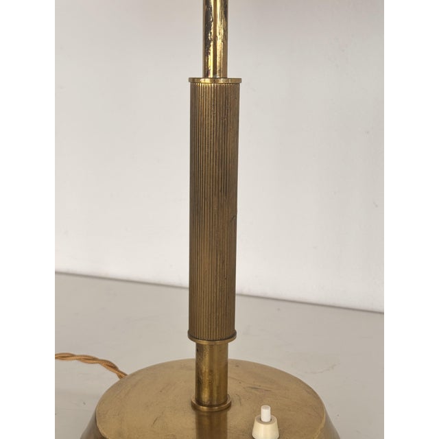 Metal Mid-Century Italian Brass Table Lamp from Lumi, 1950s For Sale - Image 7 of 14