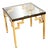 Vintage French Brass Side Table, 1960s For Sale