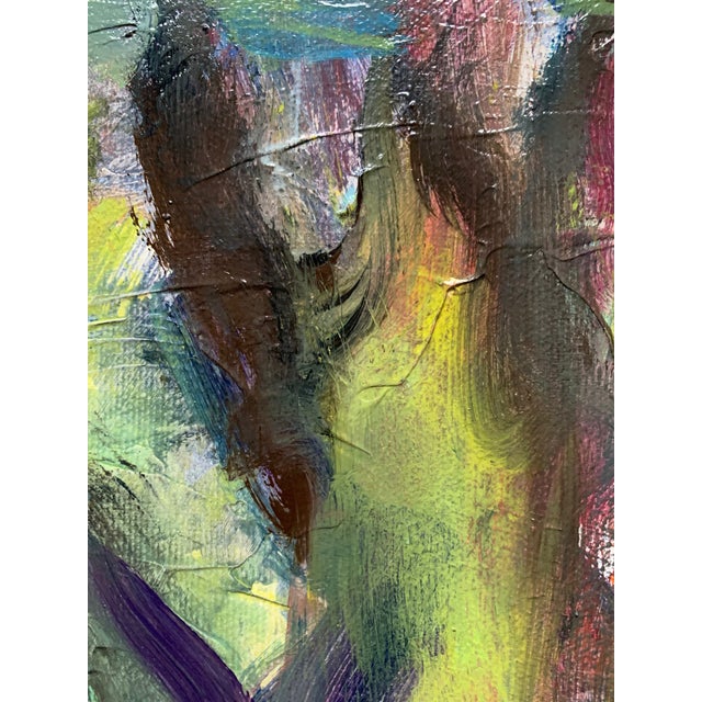 Summer in the South depicts a summery Mediterranean landscape overlooking the sea. The vibrant colors reflect the height...