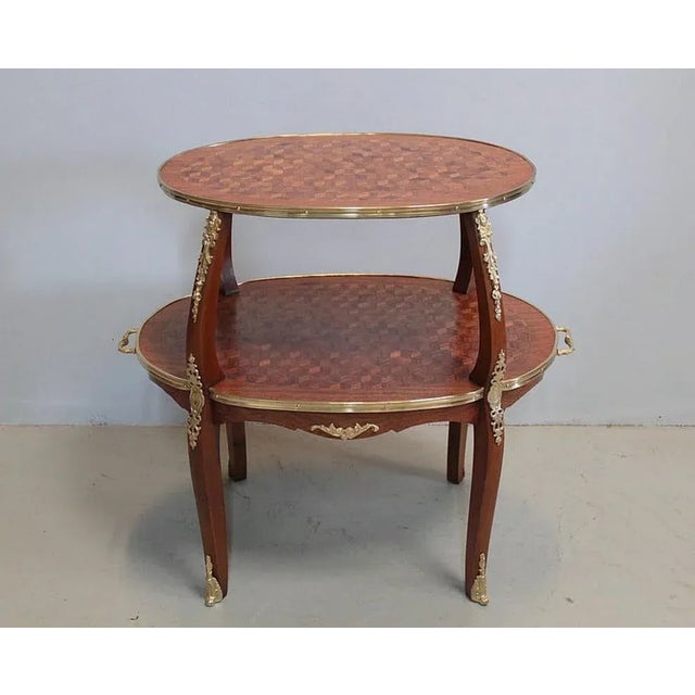 Marquetry Tea Table, 1900s For Sale - Image 12 of 12