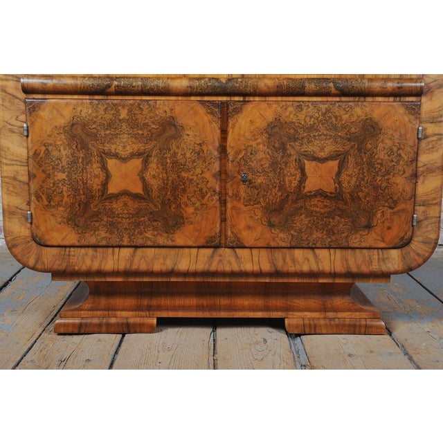 Art Deco Showcase in Walnut by J. Halabala for Up Závody, Czech, 1920s For Sale - Image 14 of 18